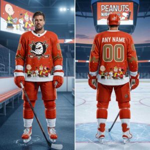 Anaheim Ducks Peanuts 2026 Special Edition Hockey Jersey