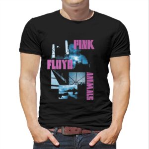 Animals Collage Pink Floyd Shirt Animals Collage Pink Floyd Shirt