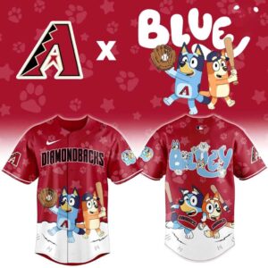 Arizona Diamondbacks Bluey Night Limited Baseball Jersey