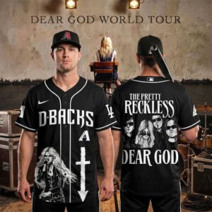 Arizona Diamondbacks Taylor Momsen Dear God World Tour Baseball Jersey
