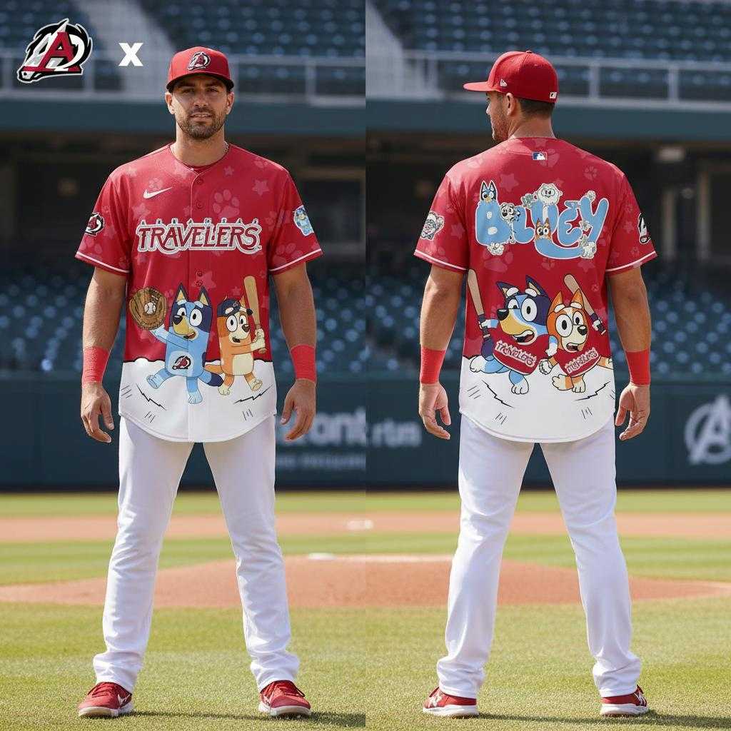 Arkansas Travelers Bluey Night Limited Baseball Jersey