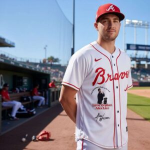 Atlanta Braves Alex Warren Finding Family on the Road Tour 2026 White Jersey