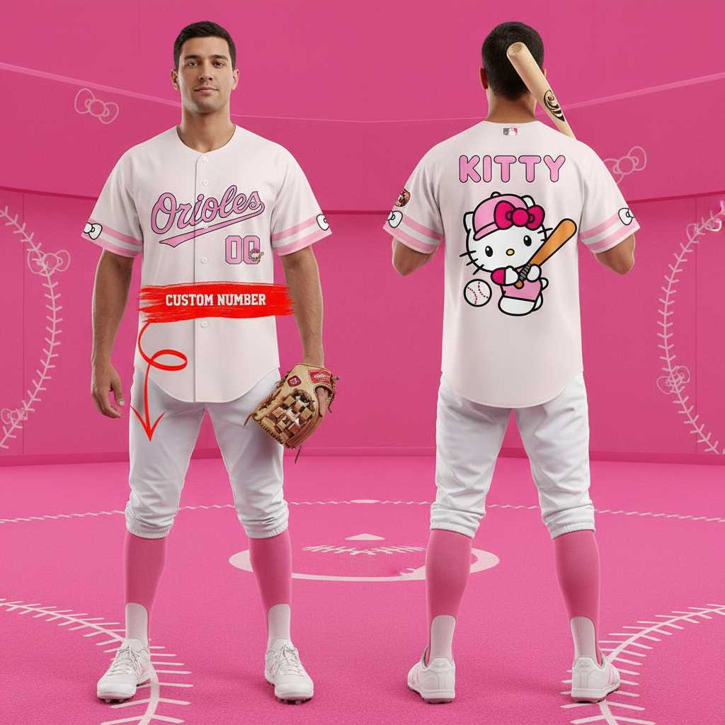 Baltimore Orioles 2026 Baseball Limited Hello Kitty Jersey