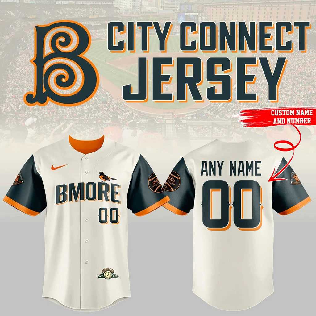 Baltimore Orioles City Connect 2026 Custom Name Jersey Baltimore Orioles City Connect 2026 Custom Name Jersey