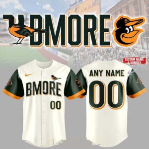 Baltimore Orioles City Connect Game 2026 Custom Jersey 3