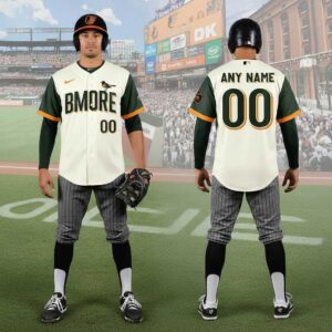 Baltimore Orioles City Connect Game 2026 Custom Jersey 3 5