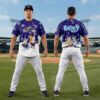 Atlanta Falcons Bluey Night Baseball Jersey