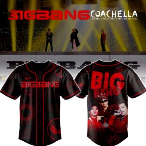 BigBang Coachella Valley Music And Arts Festival Edition For Fan Baseball Jersey