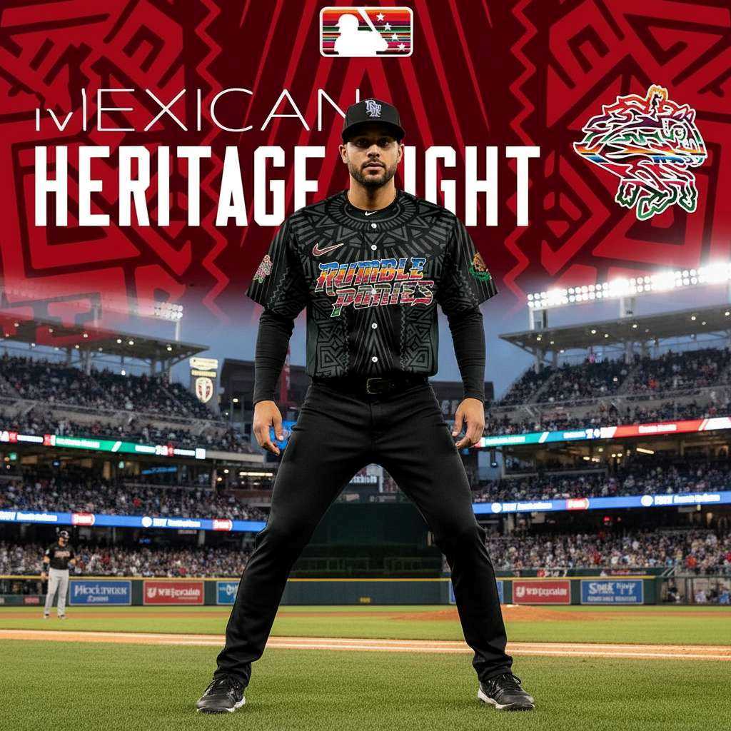 Binghamton Rumble Ponies Mexican Heritage Night Baseball Jersey