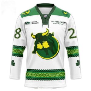 Birmingham Bulls St Patrick’s Day 2026 Custom Hockey Jersey