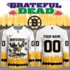 Colorado Avalanche Grateful Dead Tie Dye Hockey Jersey