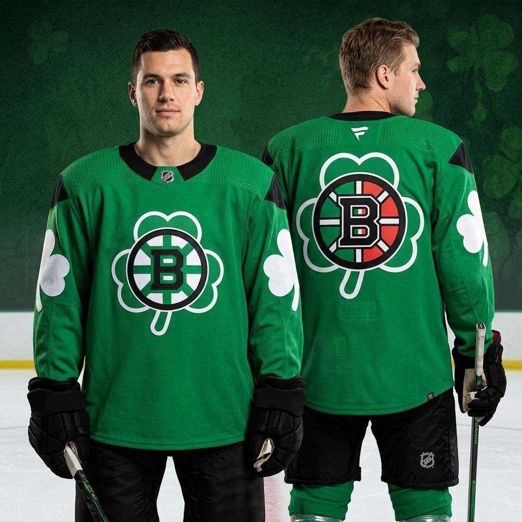 Boston Bruins St Patrick’s Day Limited Hockey Jersey