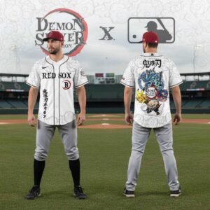 Boston Red Sox Demon Slayer Pokemon Baseball Jersey