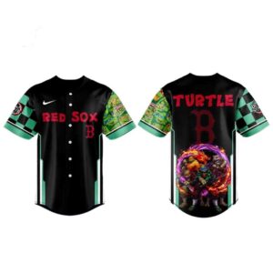Boston Red Sox Demon Slayer TMNT Baseball Jersey 2