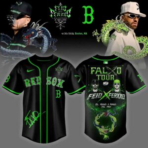 Boston Red Sox FEID vs FERXXO Falxo Tour 2026 Baseball Jersey
