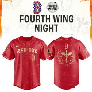 Boston Red Sox Fourth Wings Night 2026 Red Jersey