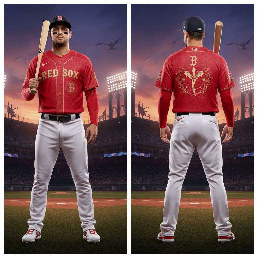 Boston Red Sox Fourth Wings Night 2026 Red Jersey