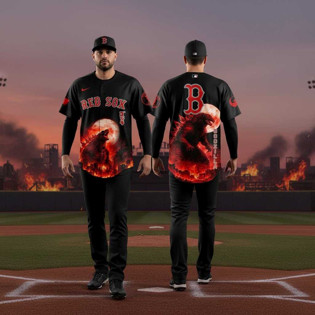 Boston Red Sox Godzilla King Of The Monsters 2026 Jersey Boston Red Sox Godzilla King Of The Monsters 2026 Jersey