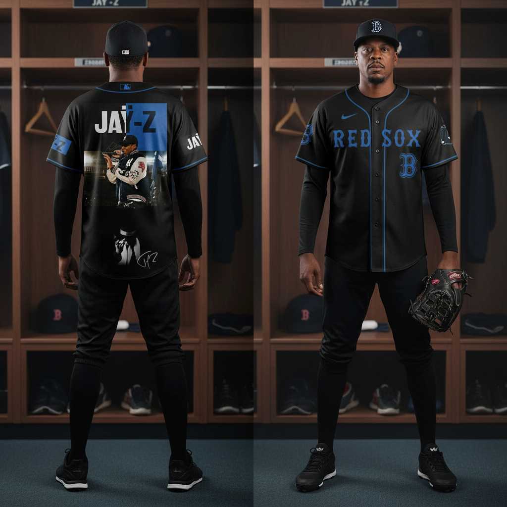 Boston Red Sox JAY-Z Celebrate the iconic albums Reasonable Doubt and The Blueprint 2026 Baseball Jersey Boston Red Sox JAY-Z Celebrate the iconic albums Reasonable Doubt and The Blueprint 2026 Baseball Jersey