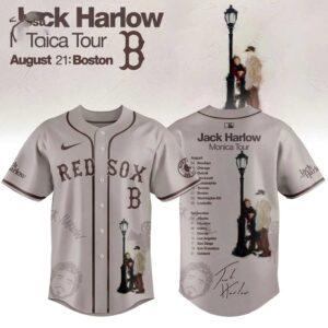 Boston Red Sox Jack Harlow Monica Tour 2026 Baseball Jersey
