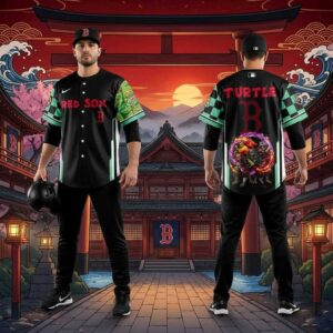 Boston Red Sox Ninja Turtle Kimetsu no Yaiba Jersey 1 5