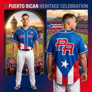 Boston Red Sox Puerto Rican Heritage 2026 Baseball Jersey