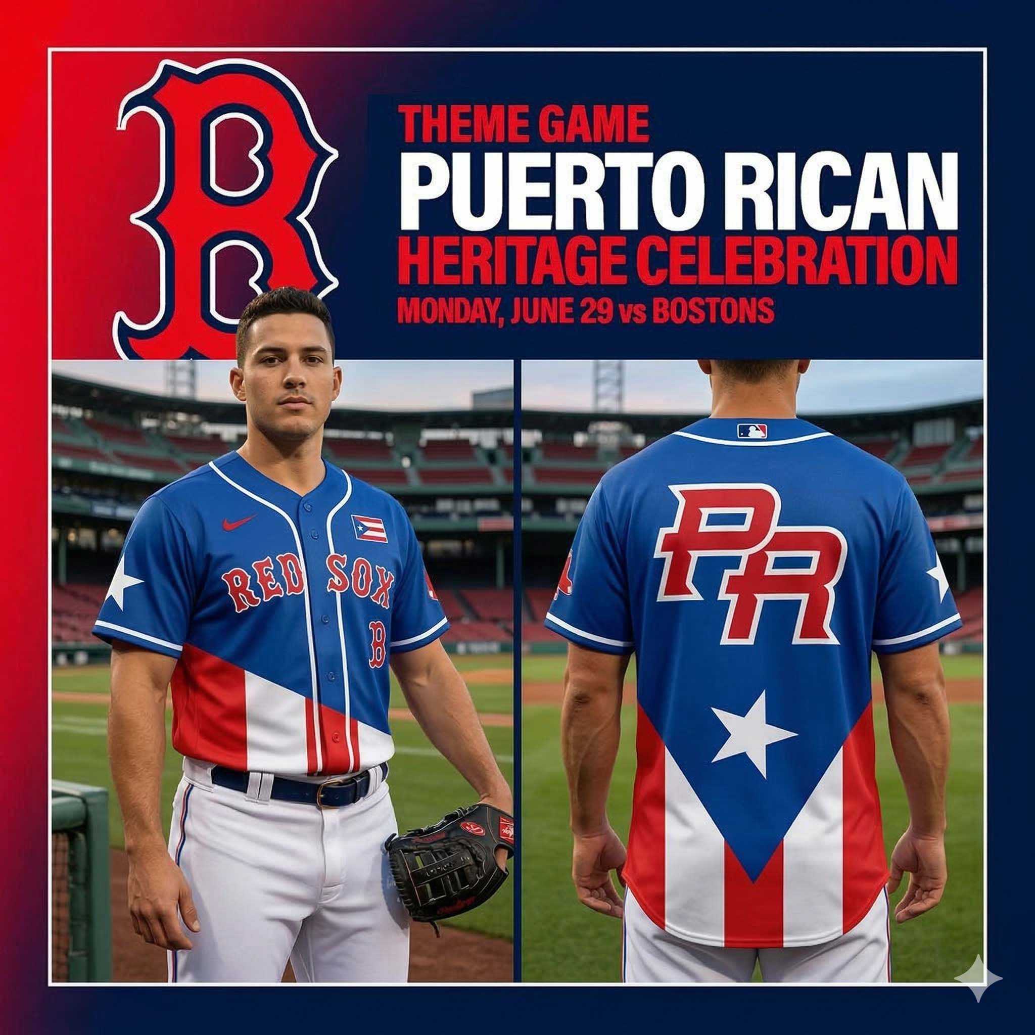 Boston Red Sox Puerto Rican Heritage Celebration 2026 Jersey Boston Red Sox Puerto Rican Heritage Celebration 2026 Jersey