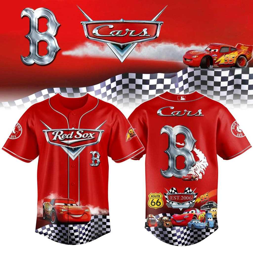 Boston Red Sox Special Cars 20th Anniversary Jersey