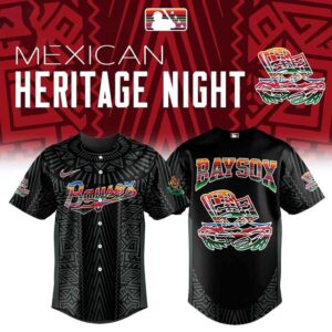 Bowie Baysox Mexican Heritage Night 2026 All Black Baseball Jersey