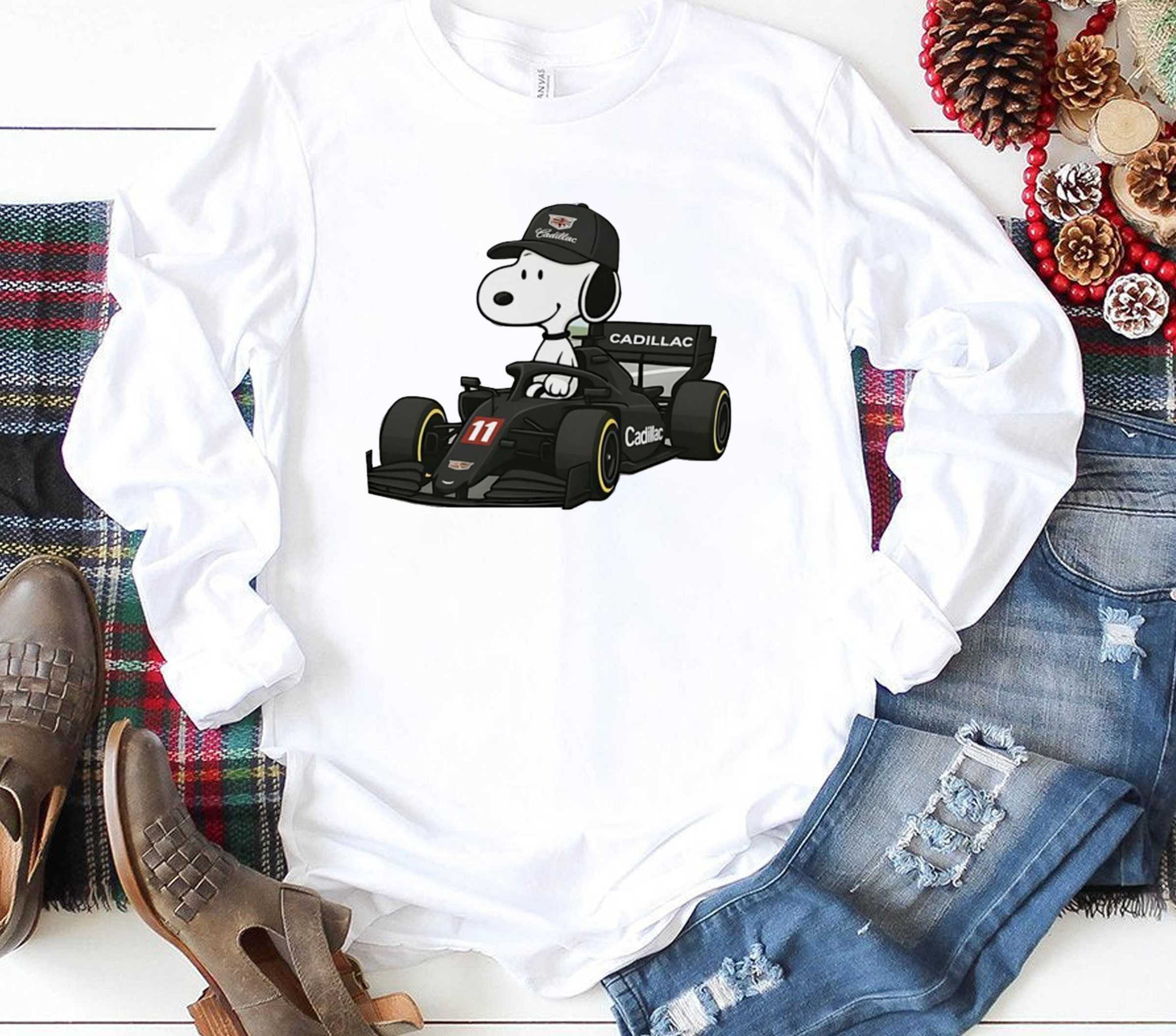 Cadillac Snoopy F1 Racing Tee Cadillac Snoopy F1 Racing Tee