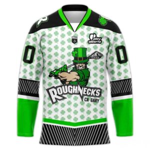 Calgary Roughnecks St Patrick’s Day 2026 Limited Hockey Jersey