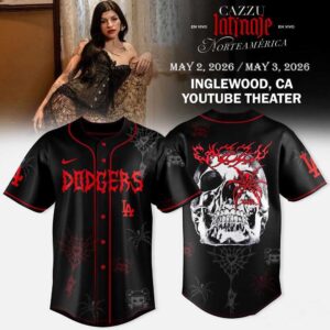 Cazzu Los Angeles Dodgers Latinaje Tour 2026 Jersey