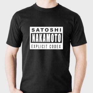 Chad Johnson Satoshi Nakamoto Explicit Codex Tee