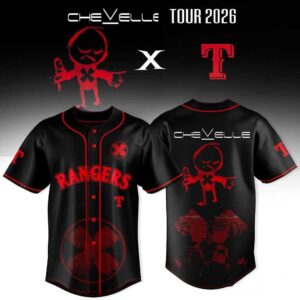 Chevelle Tour 2026 Texas Rangers Baseball Jersey