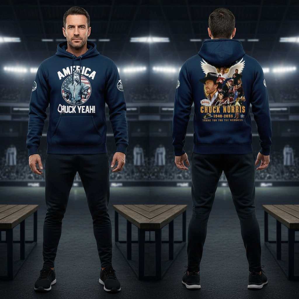 Chuck Norris Forever American Chuck Yeah 2026 Hoodie Tee