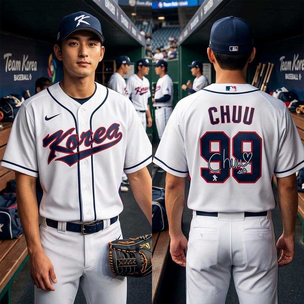 Chuu Korea Baseball 2026 World Baseball Classic Baseball Jersey