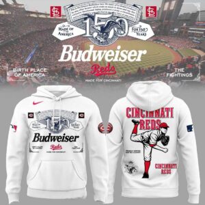 Cincinnati Reds Budweiser 150 Years 2026 Shirt Hoodie