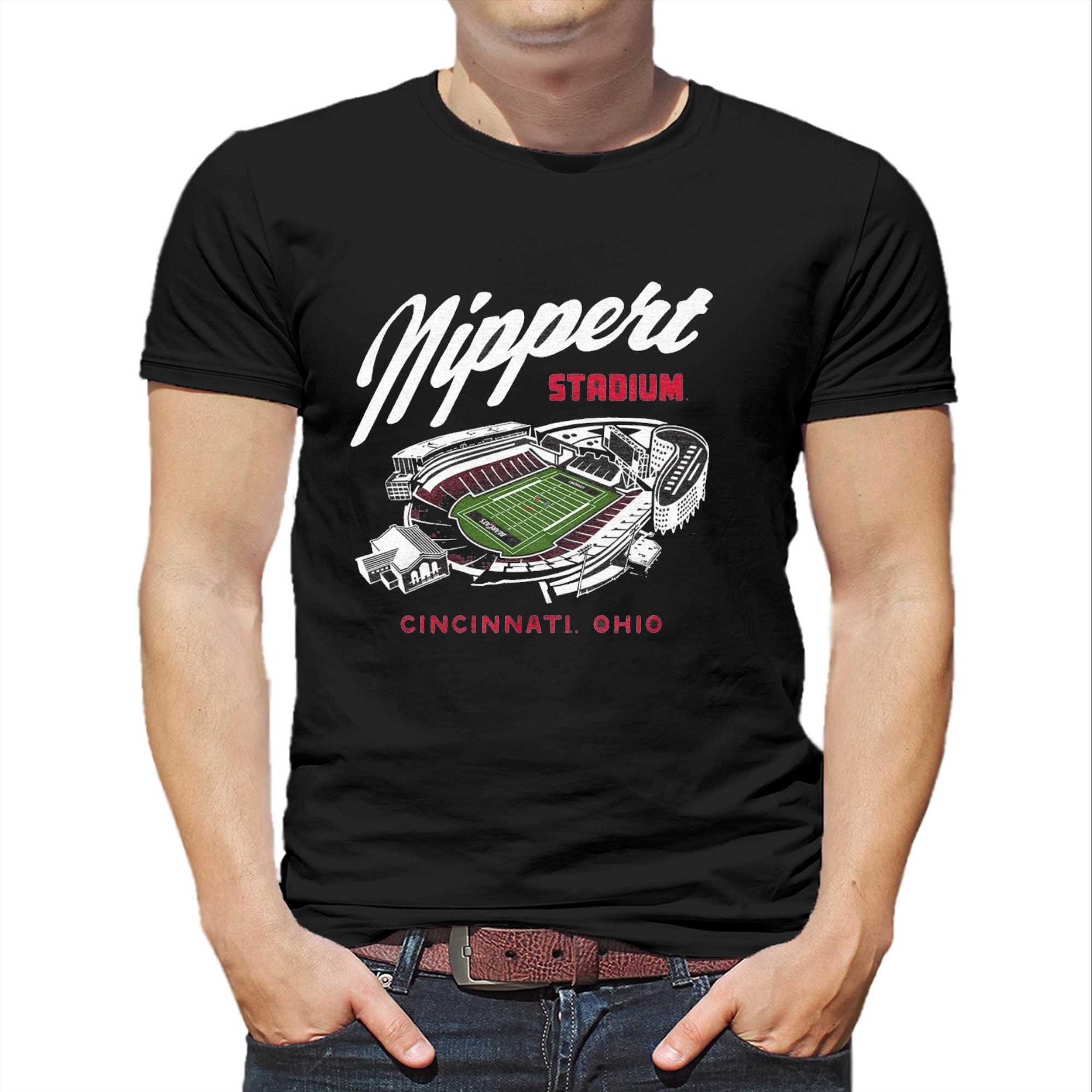 Cincinnati Nippert Stadium Black Shirt Cincinnati Nippert Stadium Black Shirt