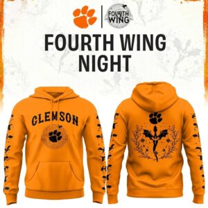 Clemson Tigers Fourth Night 2026 NCAA Football Hoodie Tee
