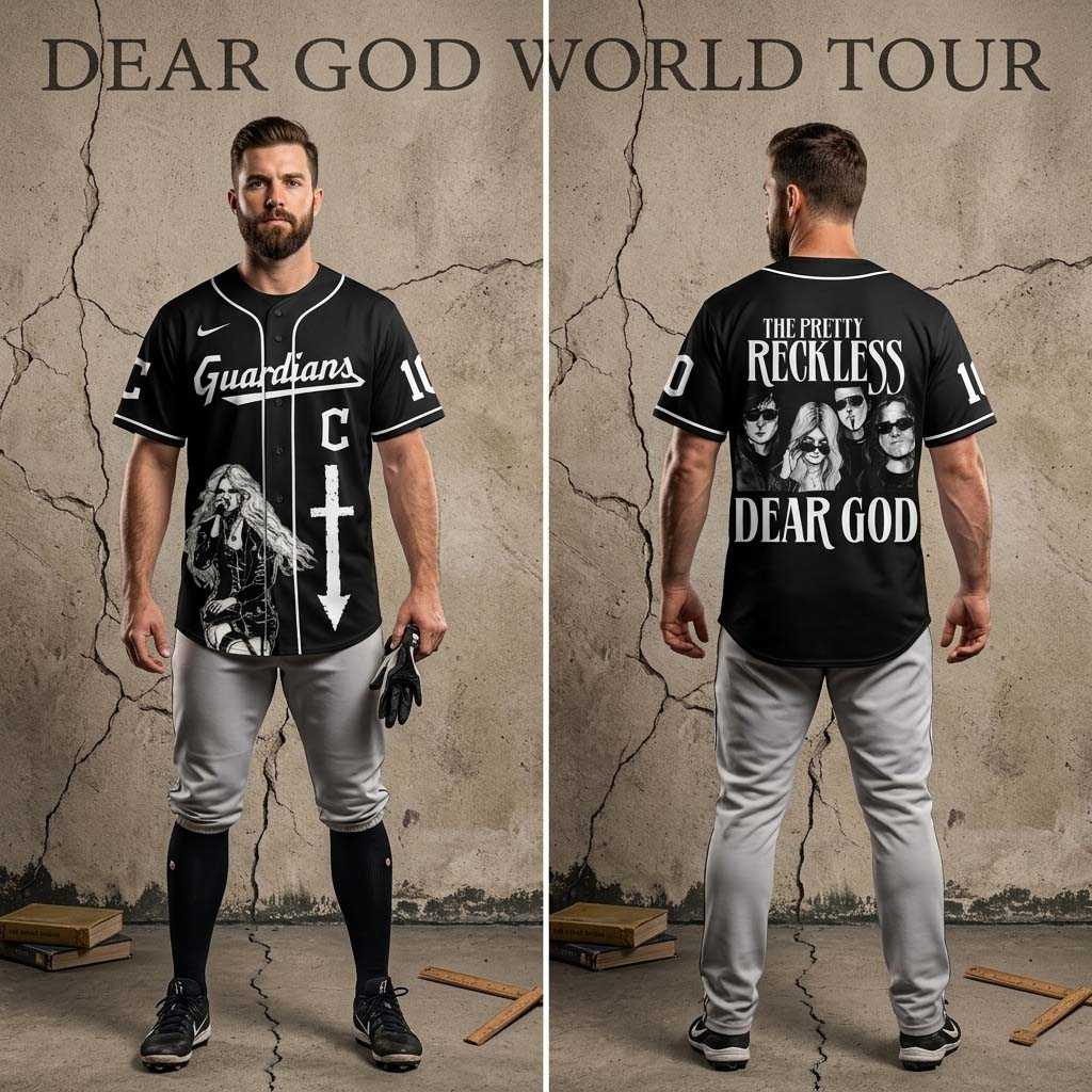 Cleveland Guardians Taylor Momsen 2026 Dear God World Tour Jersey Cleveland Guardians Taylor Momsen 2026 Dear God World Tour Jersey