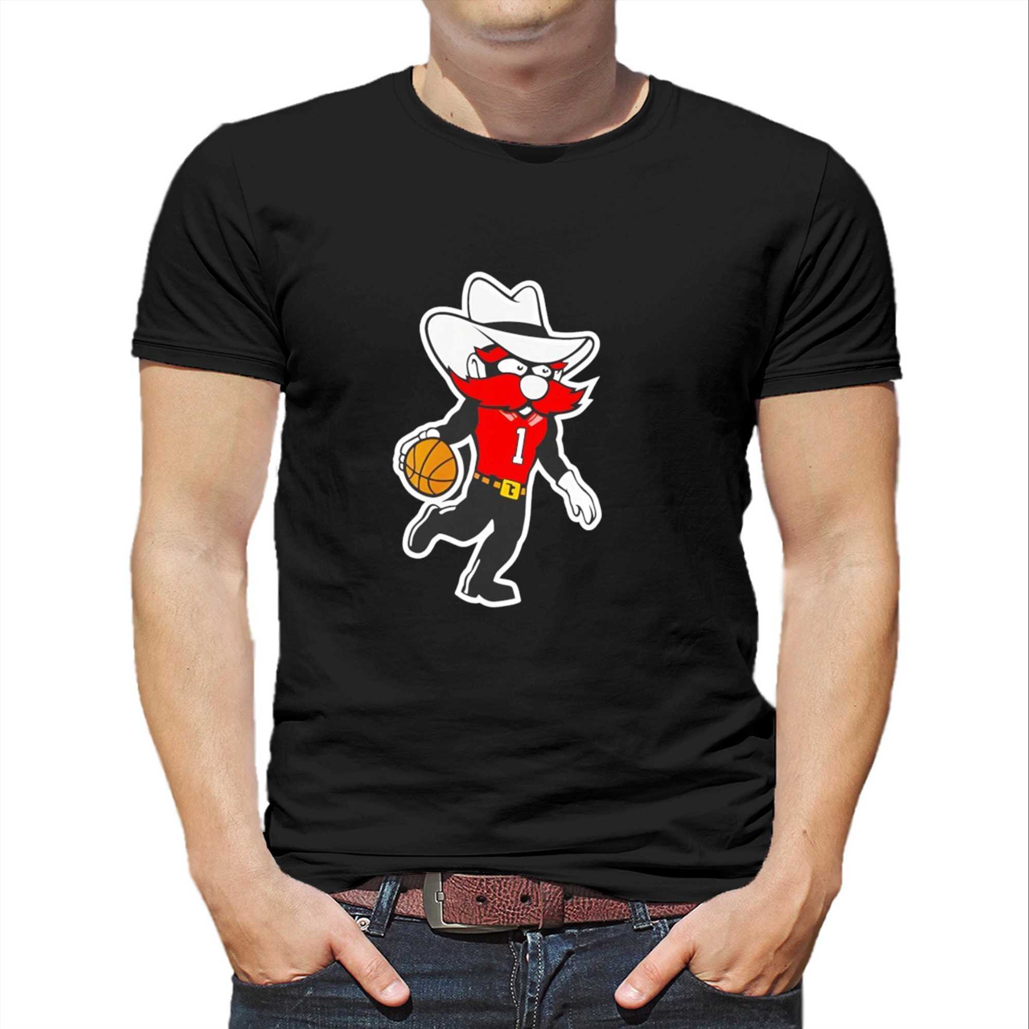 Coach Grant Mccasland Wearing Raider Red Tee