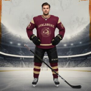 Colorado Avalanche Fourth Wings Night In Red Hockey Jersey 2026