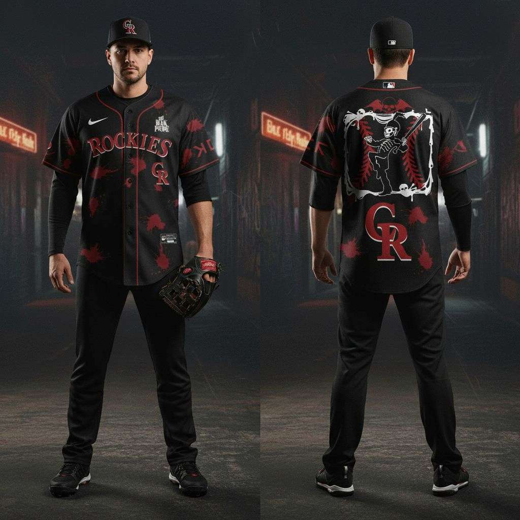Colorado Rockies 2026 My Chemical Romance Tour Baseball Jersey