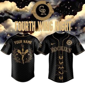 Colorado Rockies Fourth Wing Night Custom Baseball Jersey