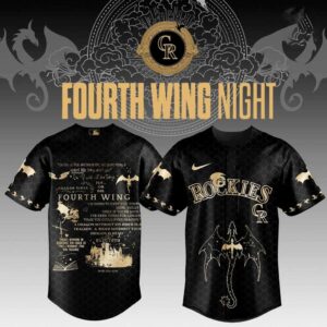Colorado Rockies Fourth Wing Night Jersey Dragon Graphics Quotes Edition