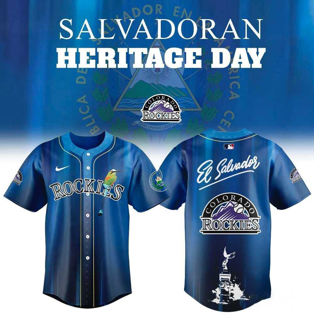 Colorado Rockies Salvadoran Heritage Day 2026 Jersey