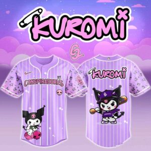 Conspiradores de Queretaro Kuromi 2026 Sweet Rebel Baseball Jersey