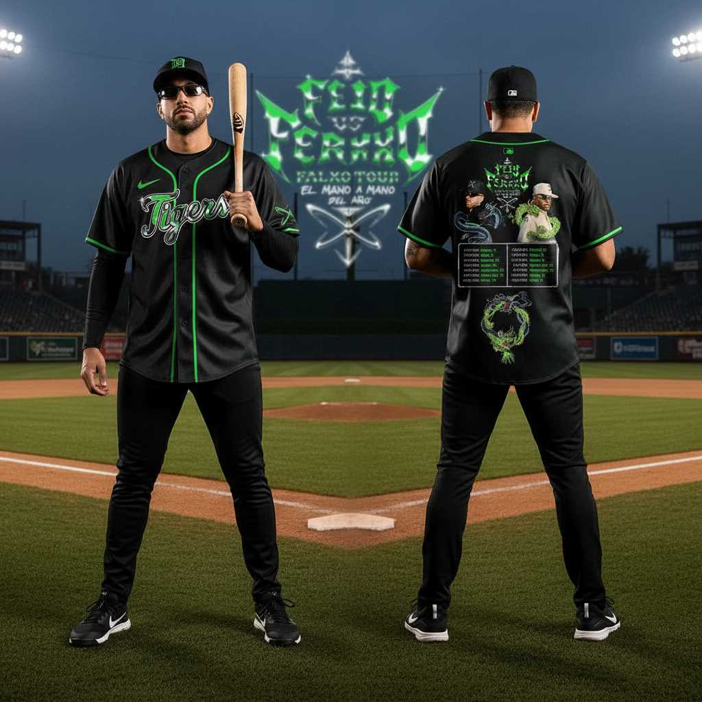 Detroit Tigers FEID Falxo Tour 2026 Baseball Jersey