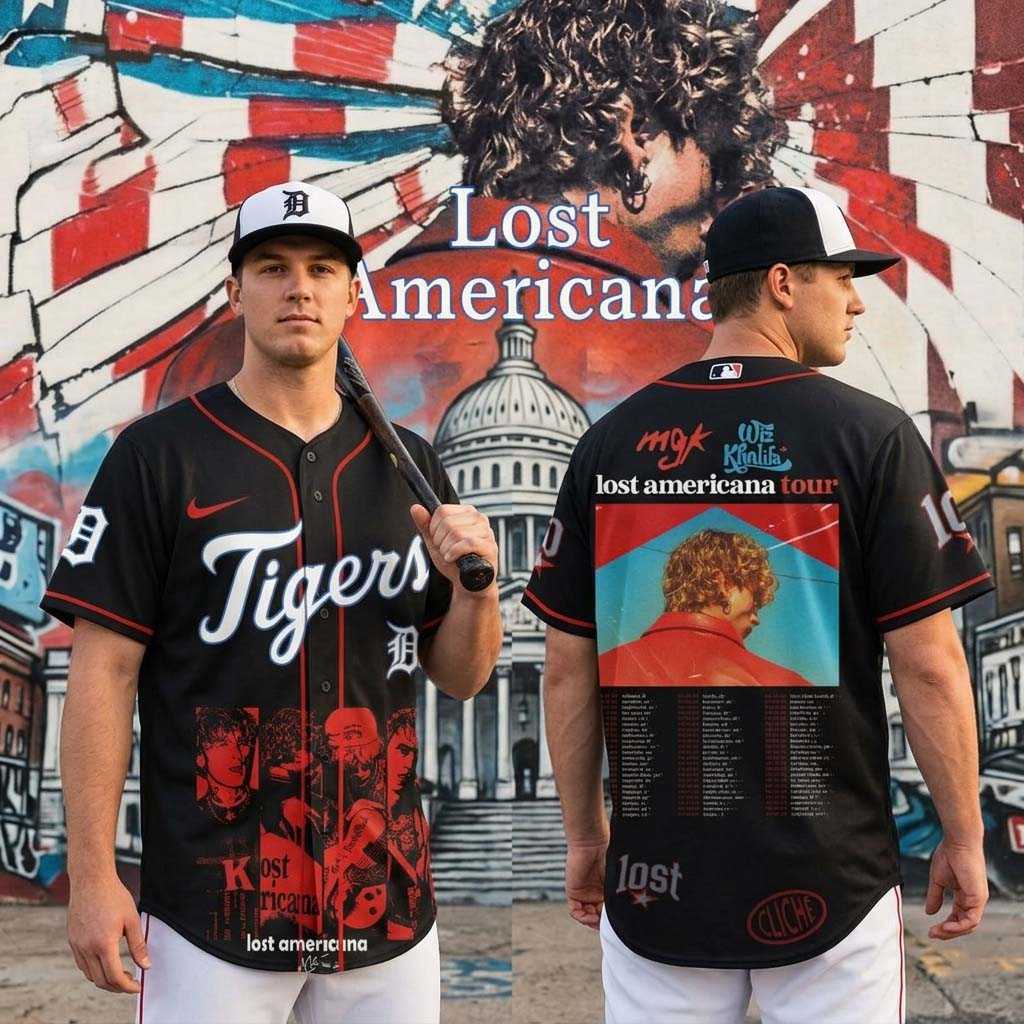 Detroit Tigers MCK Lost Americana Tour 2026 Baseball Jersey