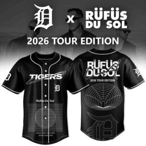 Detroit Tigers RUFUS DU SOL 2026 Tour Baseball Jersey
